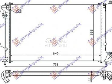 HLADNJAK MOTORA 1.8 8V/16V... za Peugeot 406 od 1996. do 2005. god.