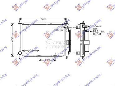 HLADNJAK MOTORA I KLIME (510x3 za Renault Twingo od 2007. do 2012. god.