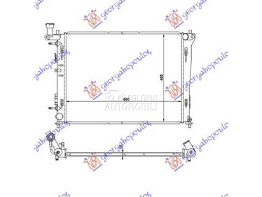 HLADNJAK MOTORA za Kia cee`d od 2007. do 2010. god.