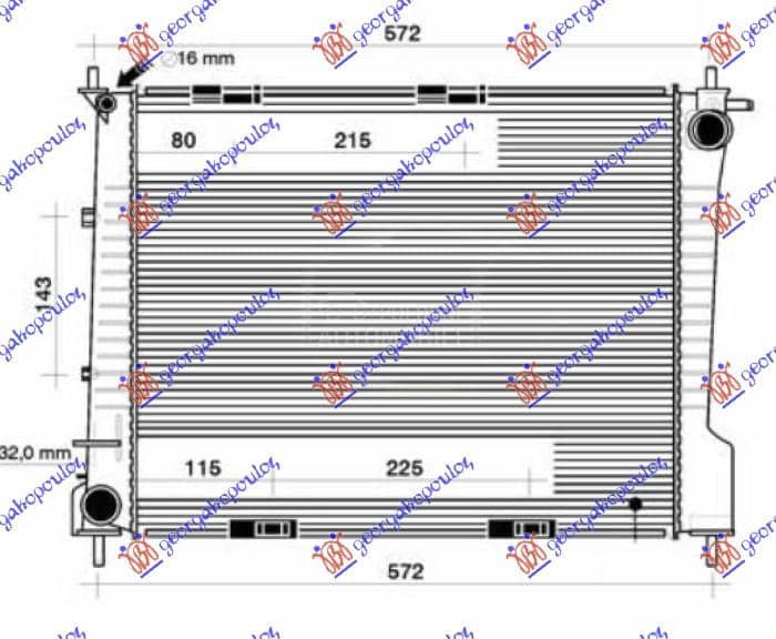 HLADNJAK MOTORA 2.0 BENZIN...