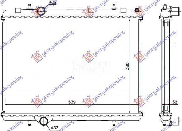 HLADNJAK MOTORA 1.6 HDi...