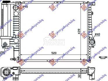 HLADNJAK MOTORA ZA SVE... za BMW Serija 5 od 1988. do 1995. god.