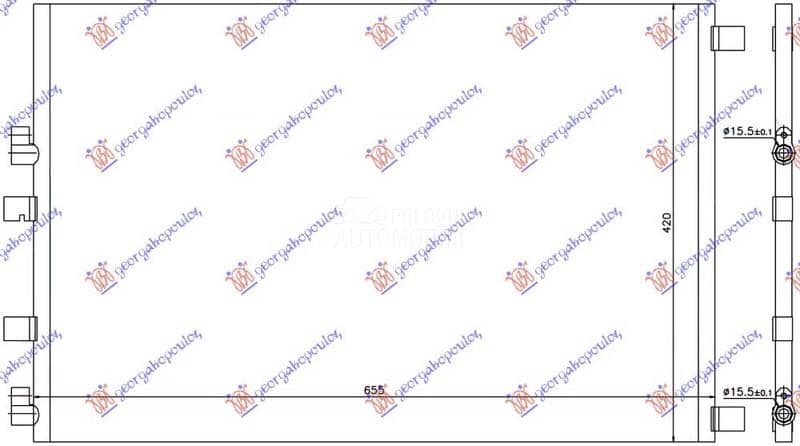 HLADNJAK KLIME 1.9 DCi 2.0...