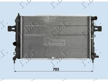 HLADNJAK MOTORA 2.0 cc 16V TUR za Opel Zafira od 2005. do 2012. god.