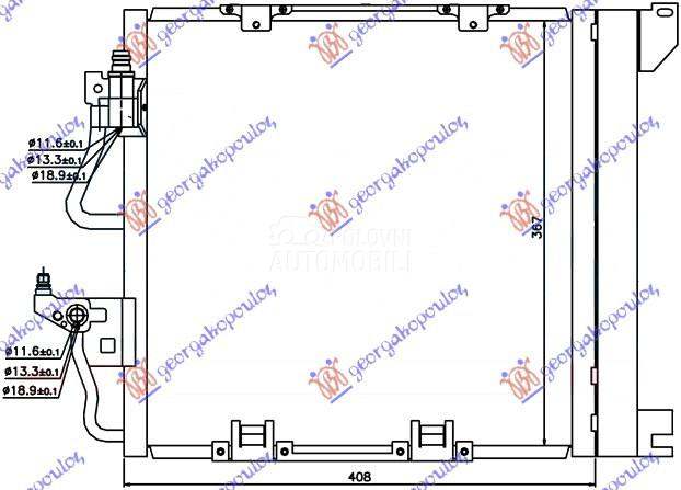 HLADNJAK KLIME 1.7/1.9 CDTi (4