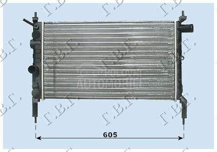 HLADNJAK MOTORA 1.4/1.6 (52.5x