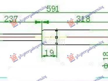 AMORTIZER GEPEK VRATA 3/5 VRAT za Opel Astra F od 1995. do 1998. god.