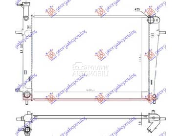 HLADNJAK MOTORA 2.0 16V... za Hyundai Tucson od 2004. do 2010. god.