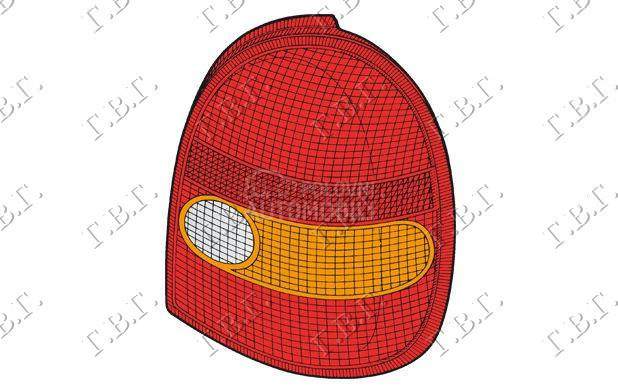 STOP LAMPA 3 VRATA (TYC)