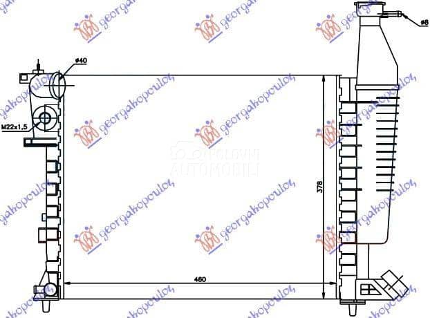 HLADNJAK MOTORA 1.1cc (/-)...