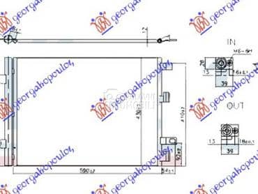HLADNJAK KLIME ZA SVE... za Mercedes Benz GLA Klasa za 2020. god.