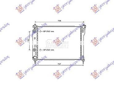 HLADNJAK MOTORA... za Opel Antara od 2006. do 2015. god.