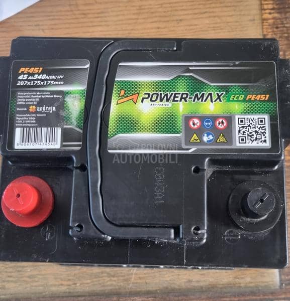 AKUMULATOR POWER MAX 45ah 380A