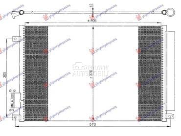 HLADNJAK KLIME 0.9 1.2 1.4... za Fiat 500 za 2015. god.