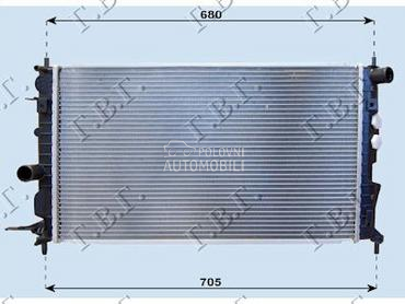 HLADNJAK MOTORA 1.6/1.8 16V (6 za Opel Vectra B od 1999. do 2002. god.