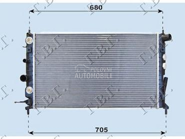 HLADNJAK MOTORA 2.5 24V (AUTO) za Opel Vectra B od 1999. do 2002. god.