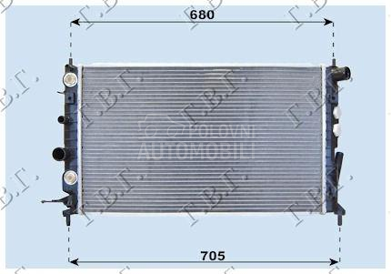 HLADNJAK MOTORA 2.5 24V (AUTO)