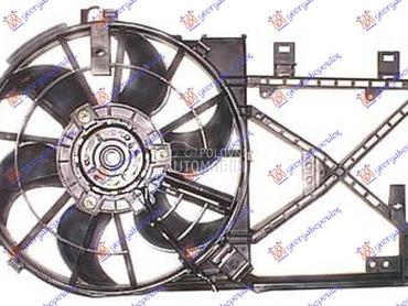 VENTILATOR HLADNJAKA KOMPLET ( za Opel Vectra B od 1996. do 1998. god.