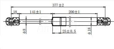 AMORTIZER HAUBE 140 njutna