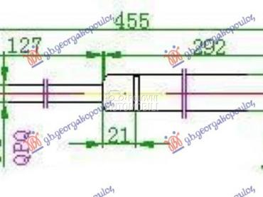 AMORTIZER GEPEK VRATA 3/5... za Ford Focus od 1998. do 2004. god.