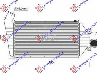 HLADNJAK INTERKULERA 2.2 16V B za Opel Astra G od 1998. do 2004. god.