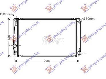 HLADNJAK MOTORA 2.0I 16V... za Toyota RAV 4 od 2005. do 2010. god.