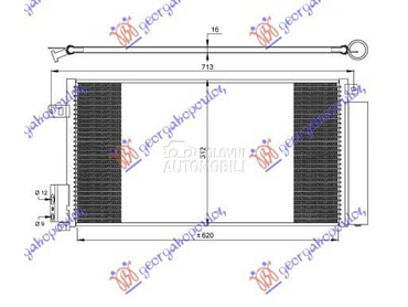 HLADNJAK KLIME... za Fiat Bravo od 2007. do 2014. god.
