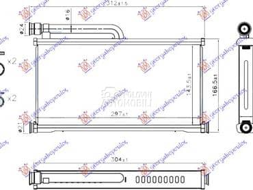 GREJAC KABINE za Audi A6 od 2004. do 2008. god.