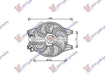 VENTILATOR KOMPLET za Kia Sorento od 2002. do 2009. god.