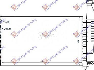 HLADNJAK MOTORA 1.1/1.4/1.6/1. za Peugeot Partner od 1996. do 2002. god.