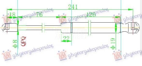 AMORTIZER HAUBE 700 njutna