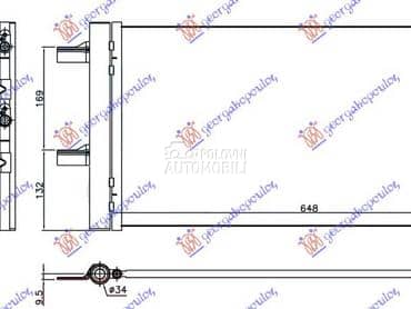 HLADNJAK KLIME 1.5 BENZIN za BMW Serija 1 od 2019. do 2024. god.
