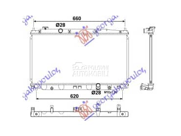 HLADNJAK MOTORA DIZEL za Honda Jazz od 2011. do 2015. god.