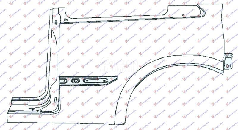 ZADNJI BLATOBRAN 3 VRATA Levo