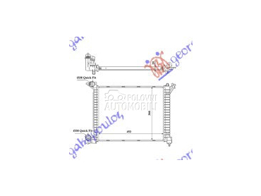 HLADNJAK MOTORA 1.4 T.D. (45.5 za MINI Cooper od 2002. do 2006. god.