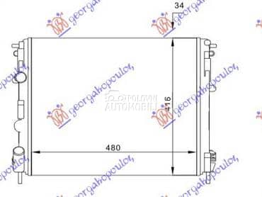 HLADNJAK MOTORA... za Renault Clio od 1998. do 2001. god.