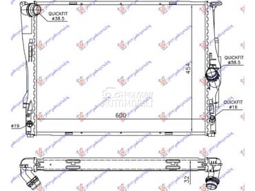 HLADNJAK MOTORA ZA SVE... za BMW Serija 1 od 2007. do 2013. god.