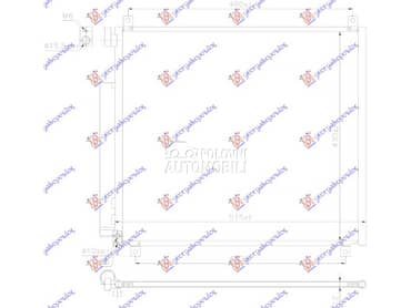HLADNJAK KLIME 1.2 BENZIN za Suzuki Ignis od 2016. do 2020. god.