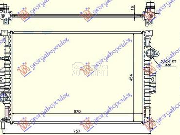 HLADNJAK MOTORA ZA SVE MODELE za Volvo S60 od 2010. do 2013. god.