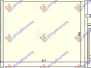 HLADNJAK KLIME 1.6/1.8 BENZIN za Volvo V40 od 2012. do 2025. god.