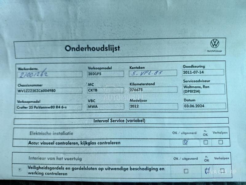 Volkswagen Crafter 2.0 TDI 110KS L2H2 KLIMA