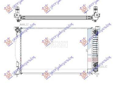 HLADNJAK MOTORA 2.4i V6... za Audi A4 od 2000. do 2004. god.