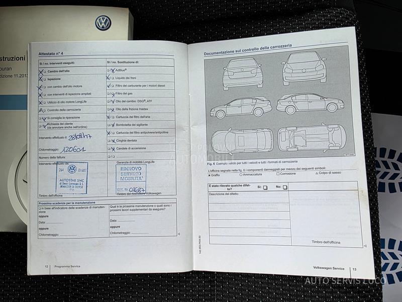 Volkswagen Touran 1.6 TDI DSG 7 sed