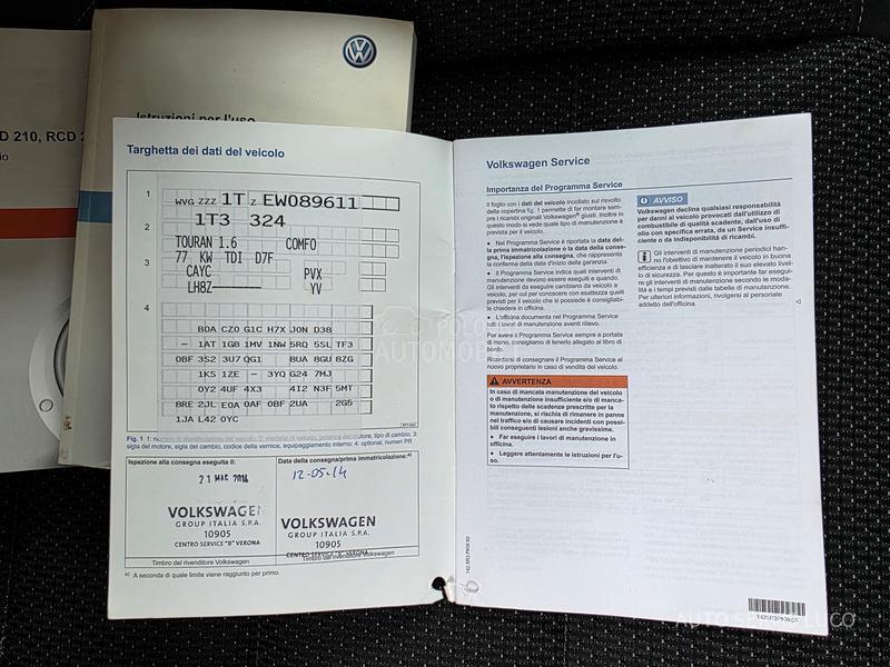 Volkswagen Touran 1.6 TDI DSG 7 sed