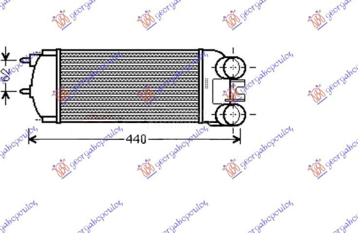 HLADNJAK INTERKULERA 1.6 HDI (