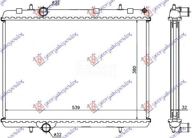 HLADNJAK MOTORA 1.6 HDi (38x56