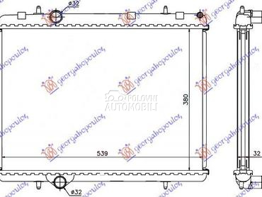 HLADNJAK MOTORA 1.6 HDi (38x56 za Citroen Berlingo od 2002. do 2008. god.