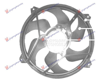 VENTILATOR KOMPLET BENZIN/DIZE za Citroen Berlingo od 2002. do 2008. god.