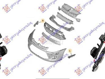 NOSAC PREDNJEG BRANIKA za Citroen C4 od 2004. do 2011. god.