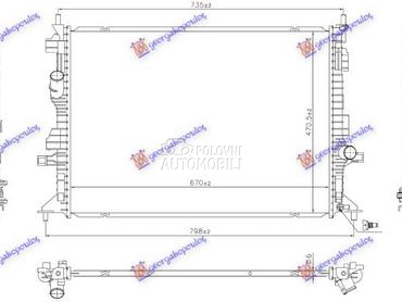 HLADNJAK MOTORA 1.0... za Ford Focus od 2018. do 2022. god.